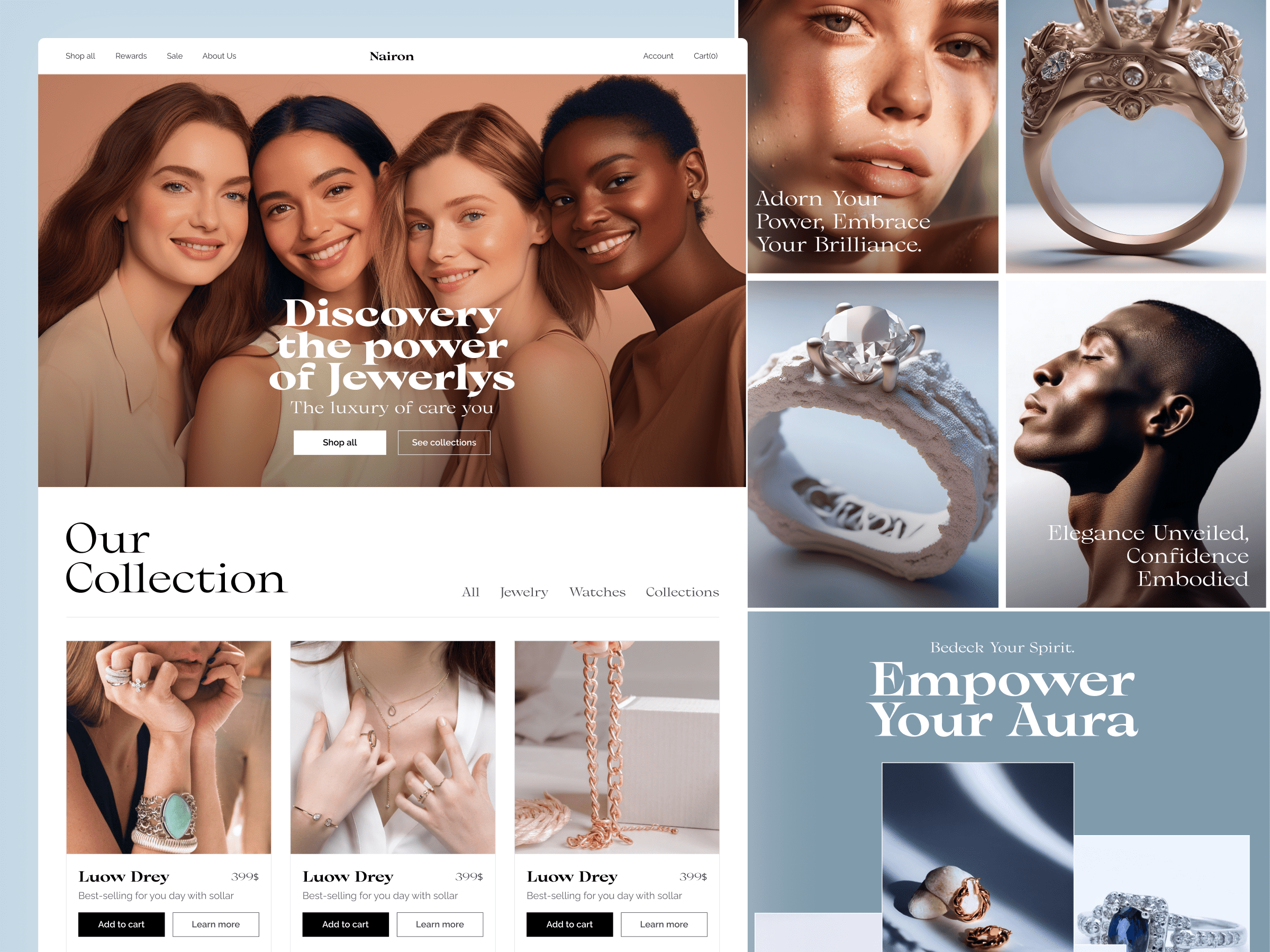 Example of Website & Landing Page Design Service